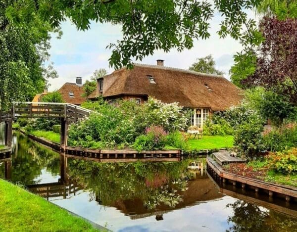 In Giethoorn sind keine Autos zu sehen